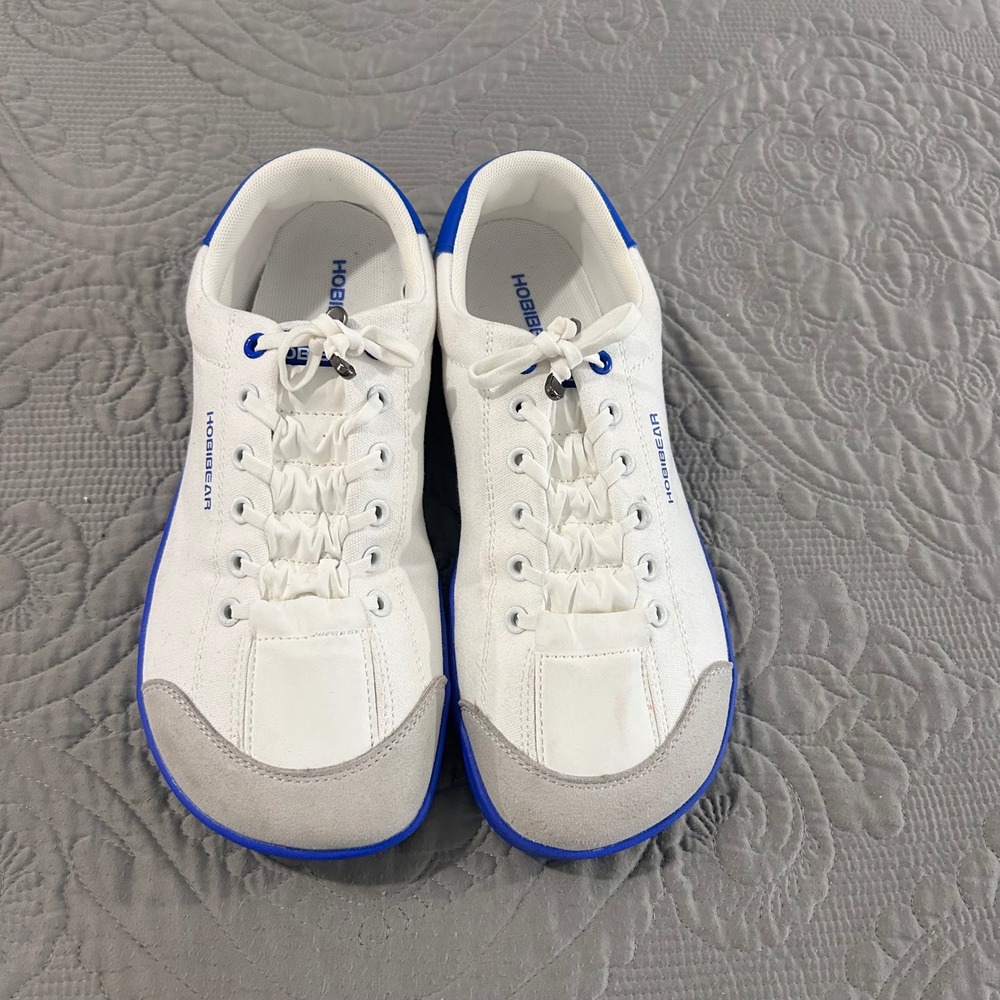 Hobibear Barefoot Sneakers Royal Blue Wide Toe Box Minimalist Shoes unisex W8/M7 - Picture 2 of 10